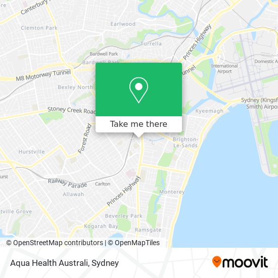 Aqua Health Australi map