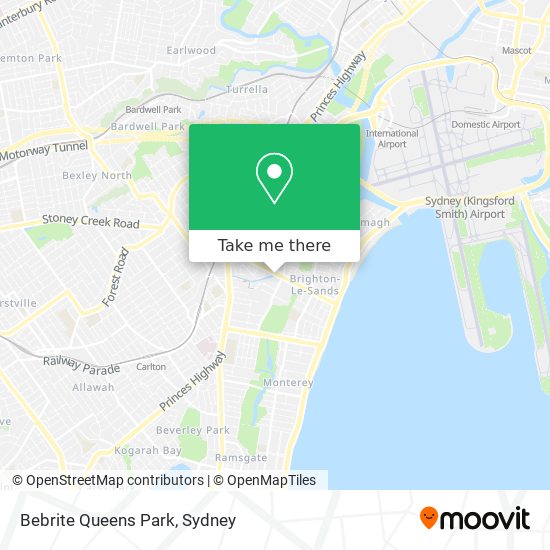 Bebrite Queens Park map