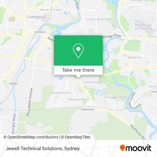 Jewell Technical Solutions map