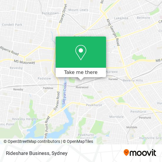Rideshare Business map