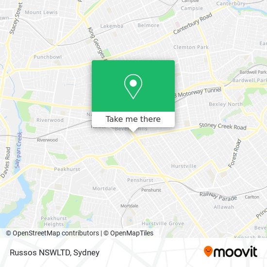 Russos NSWLTD map