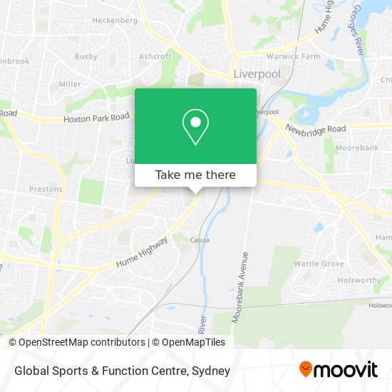 Global Sports & Function Centre map