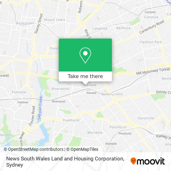 News South Wales Land and Housing Corporation map