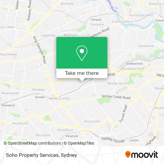 Soho Property Services map