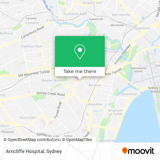 Arncliffe Hospital map