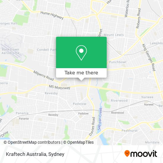 Mapa Kraftech Australia