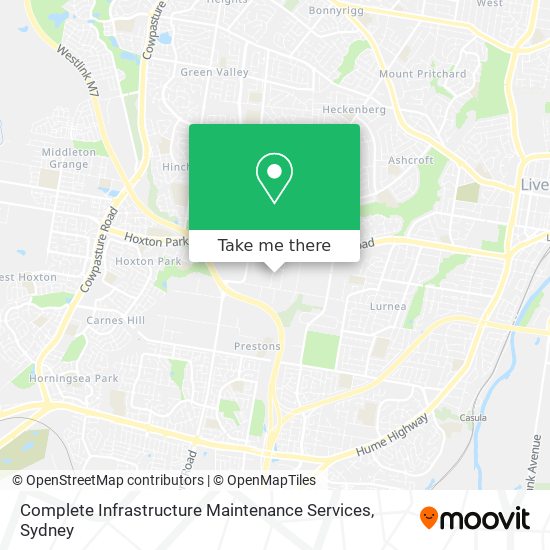 Complete Infrastructure Maintenance Services map