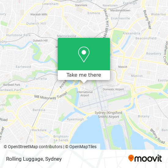 Rolling Luggage map