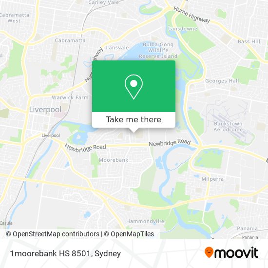 1moorebank HS 8501 map