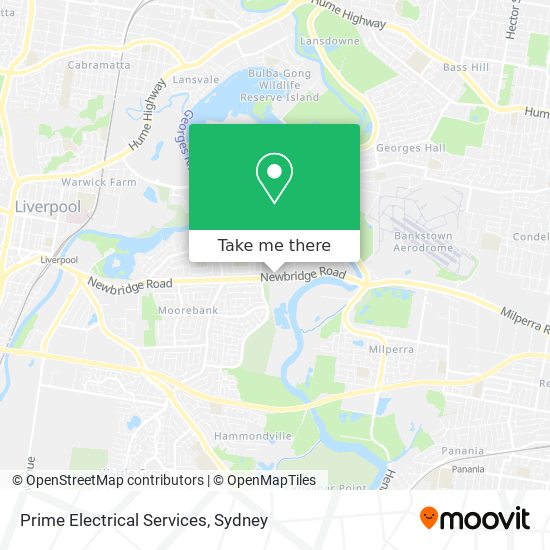 Mapa Prime Electrical Services