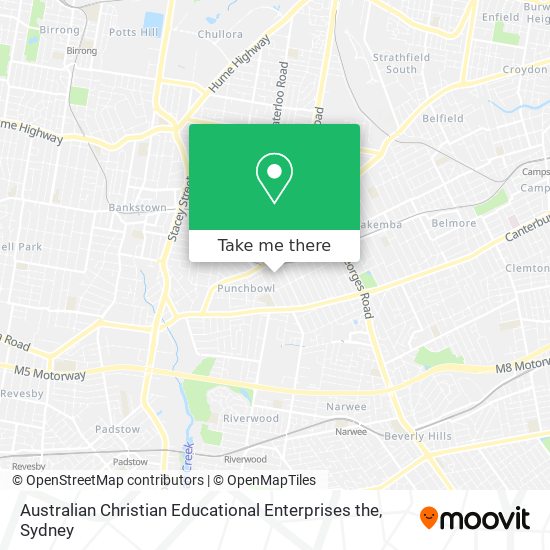 Australian Christian Educational Enterprises the map