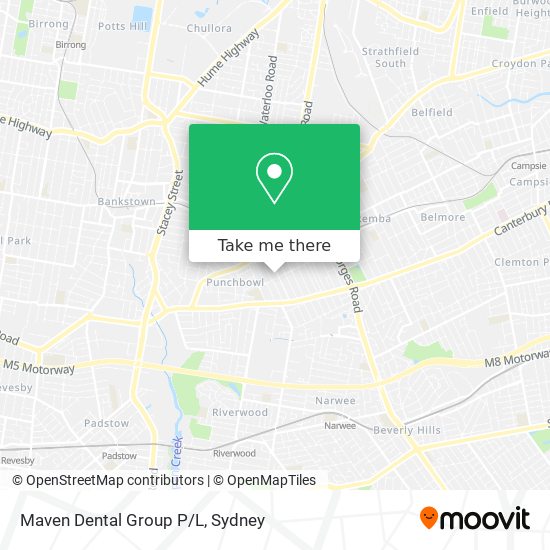 Mapa Maven Dental Group P/L