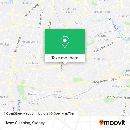 Jway Cleaning map