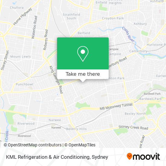 KML Refrigeration & Air Conditioning map