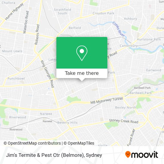 Jim's Termite & Pest Ctr (Belmore) map