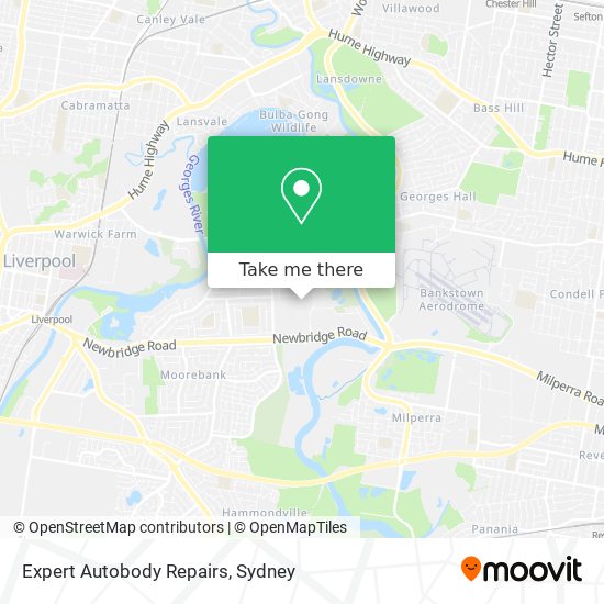 Expert Autobody Repairs map