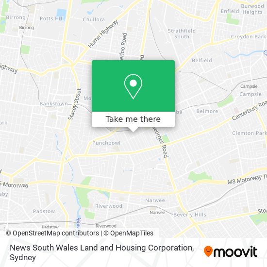 News South Wales Land and Housing Corporation map