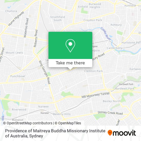 Providence of Maitreya Buddha Missionary Institute of Australia map
