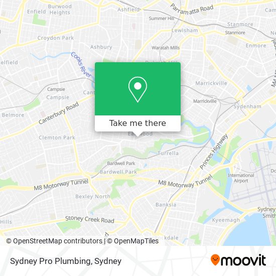 Mapa Sydney Pro Plumbing