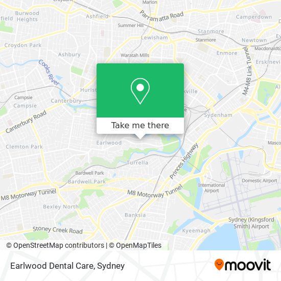 Earlwood Dental Care map