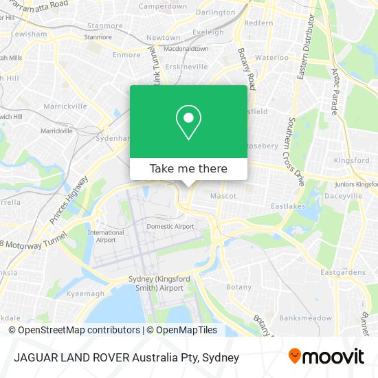 JAGUAR LAND ROVER Australia Pty map