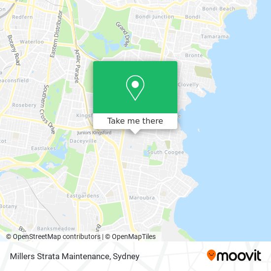 Millers Strata Maintenance map