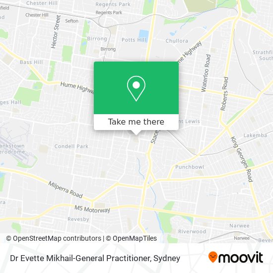 Dr Evette Mikhail-General Practitioner map