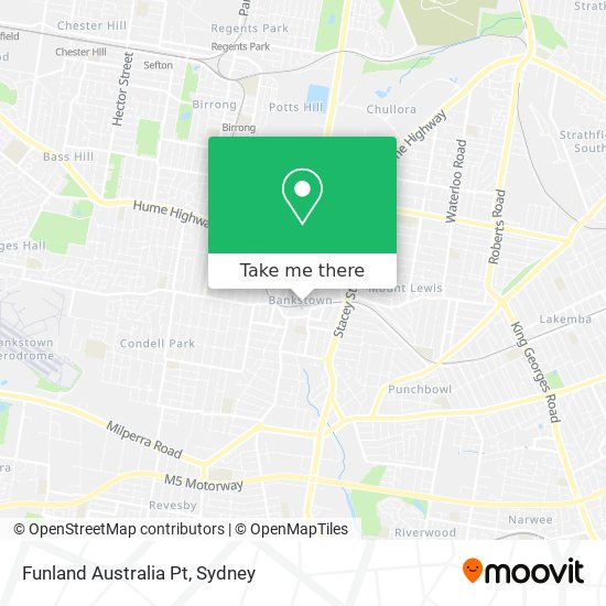 Funland Australia Pt map