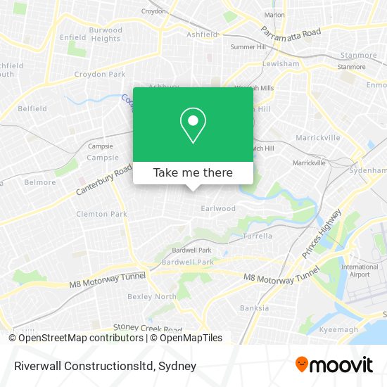 Riverwall Constructionsltd map