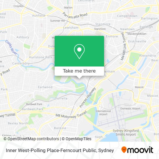 Inner West-Polling Place-Ferncourt Public map