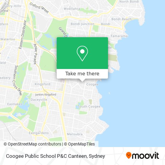 Coogee Public School P&C Canteen map