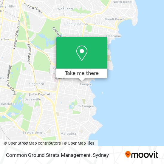 Common Ground Strata Management map