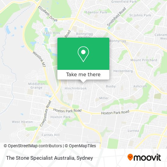 The Stone Specialist Australia map