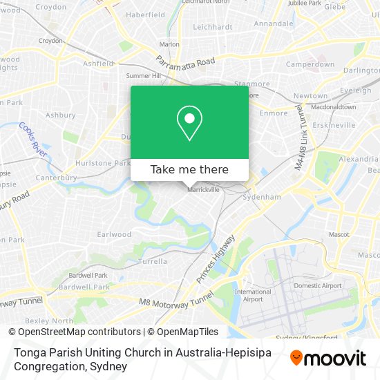 Tonga Parish Uniting Church in Australia-Hepisipa Congregation map