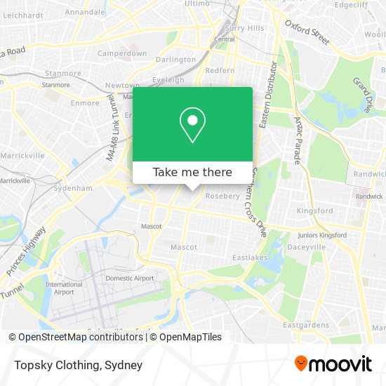 Topsky Clothing map