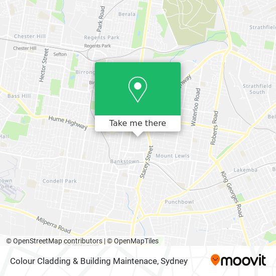 Colour Cladding & Building Maintenace map