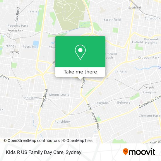 Kids R US Family Day Care map