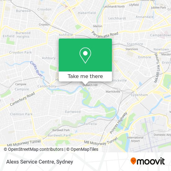 Alexs Service Centre map