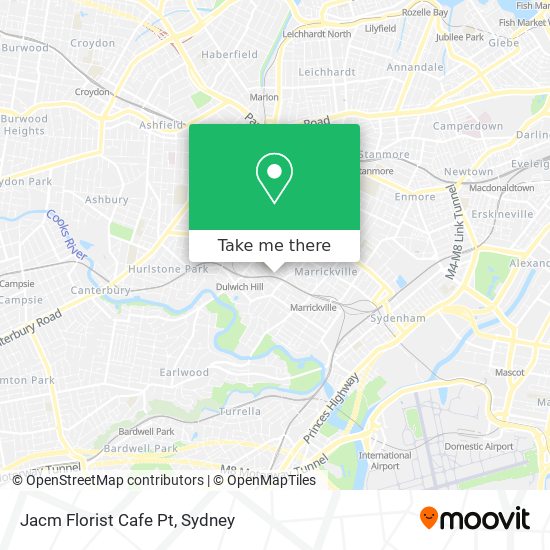 Jacm Florist Cafe Pt map