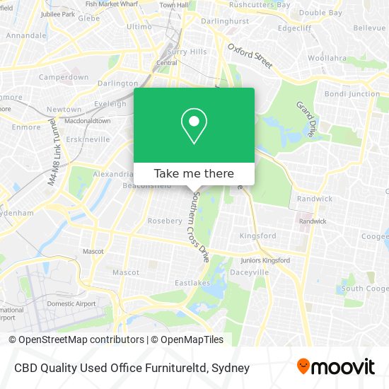 CBD Quality Used Office Furnitureltd map