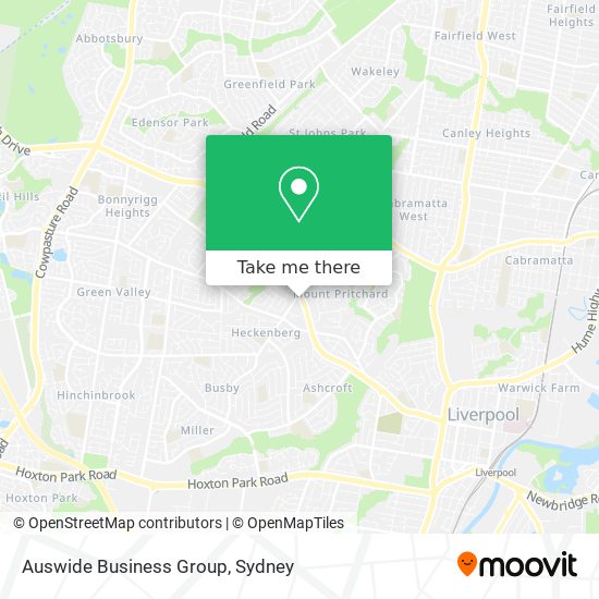 Auswide Business Group map