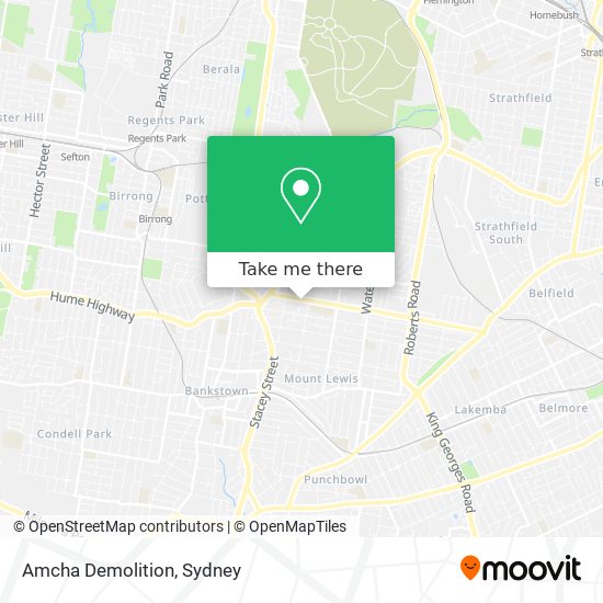 Amcha Demolition map