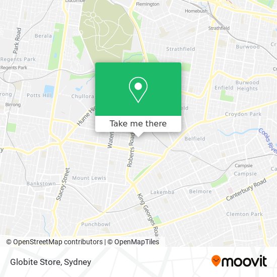Globite Store map