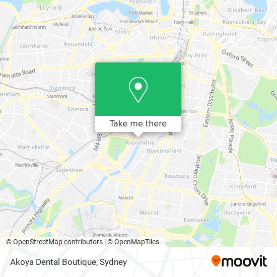 Akoya Dental Boutique map