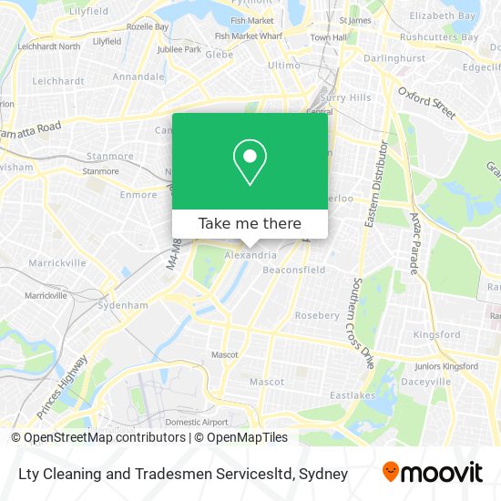 Lty Cleaning and Tradesmen Servicesltd map