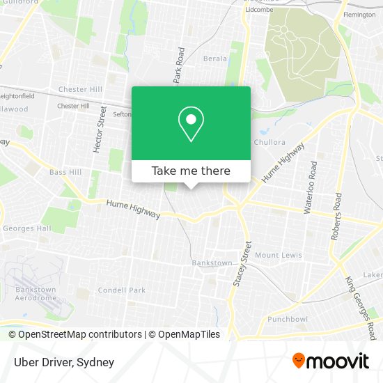 Uber Driver map