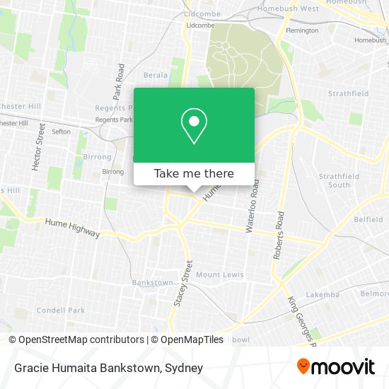 Gracie Humaita Bankstown map