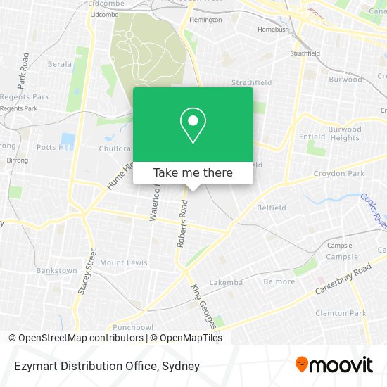 Ezymart Distribution Office map