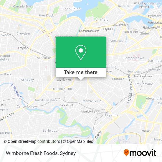 Mapa Wimborne Fresh Foods