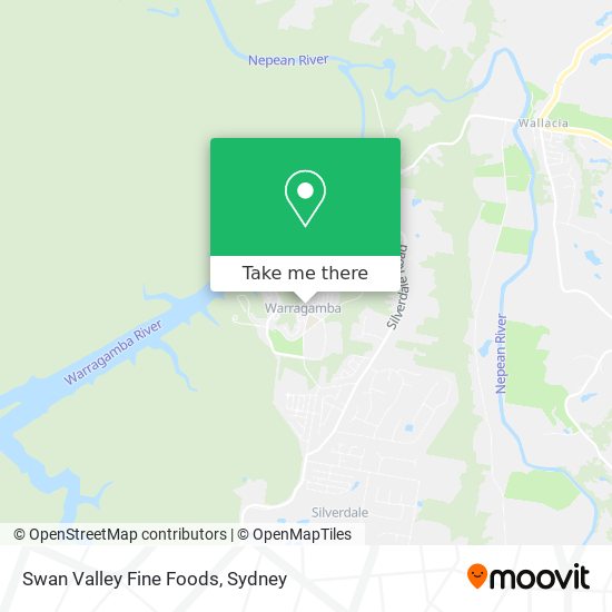 Mapa Swan Valley Fine Foods